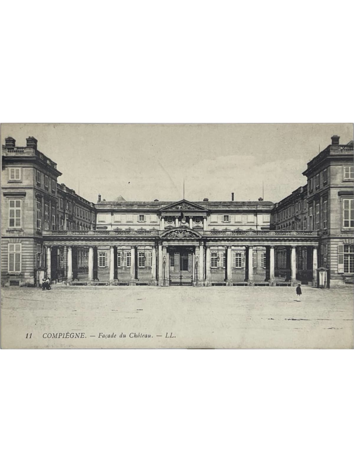 Recto de la carte postale