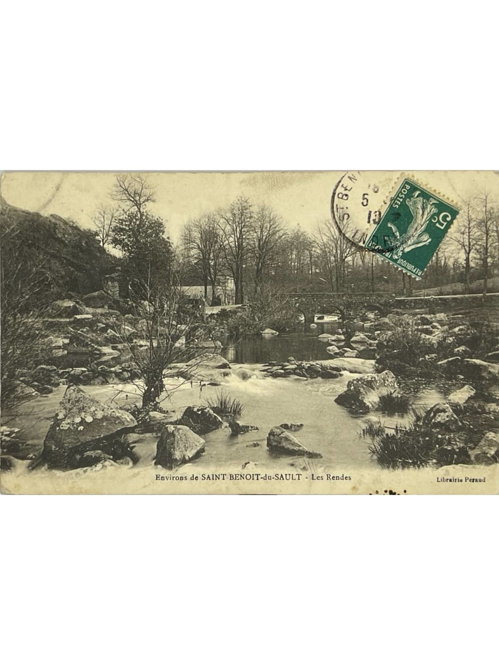 Recto de la carte postale