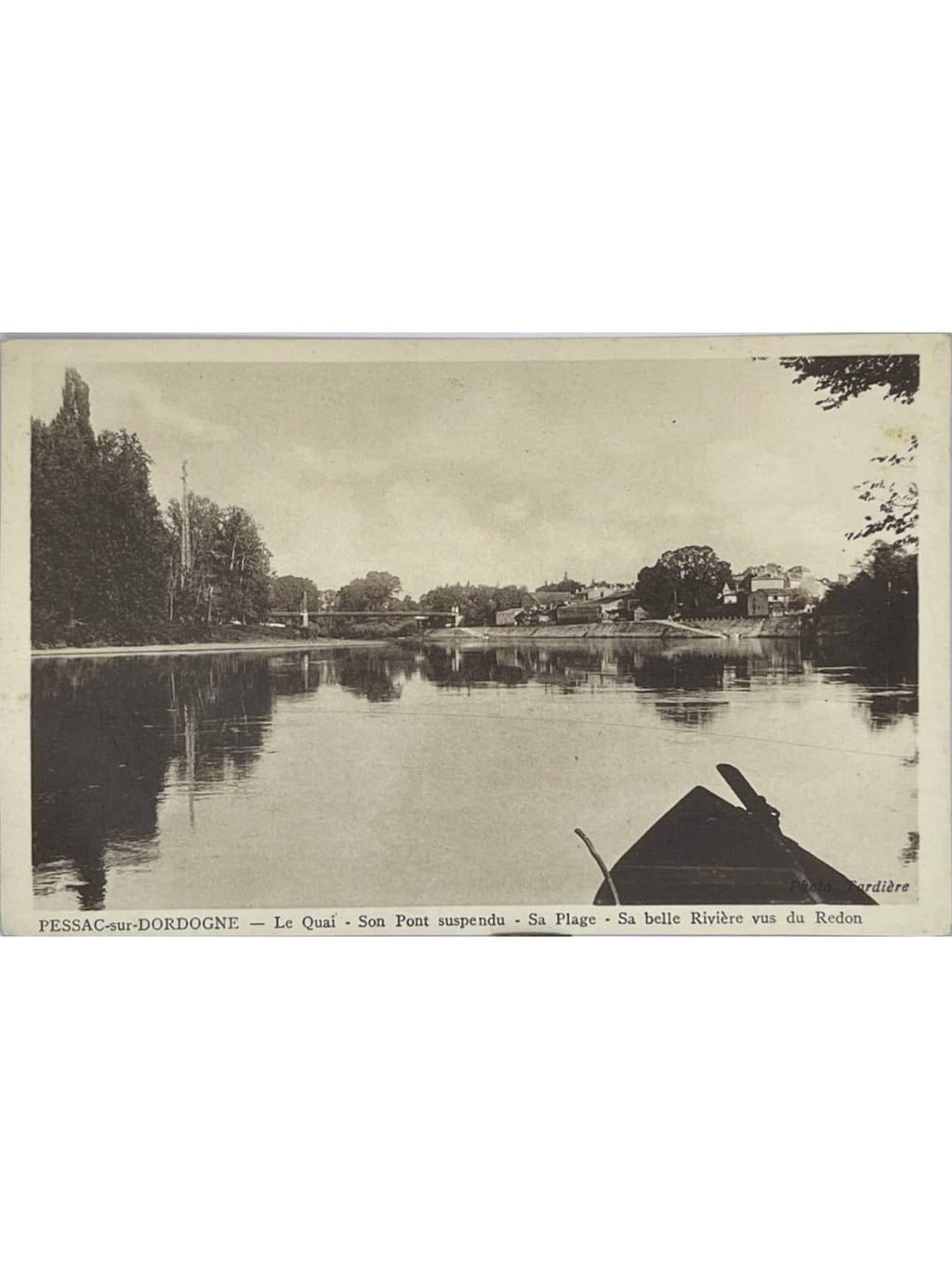 Recto de la carte postale