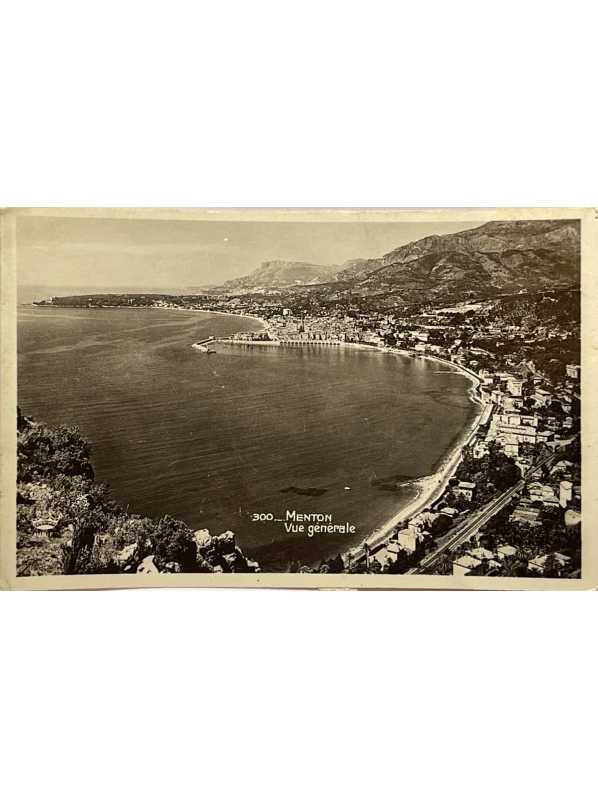 Recto de la carte postale