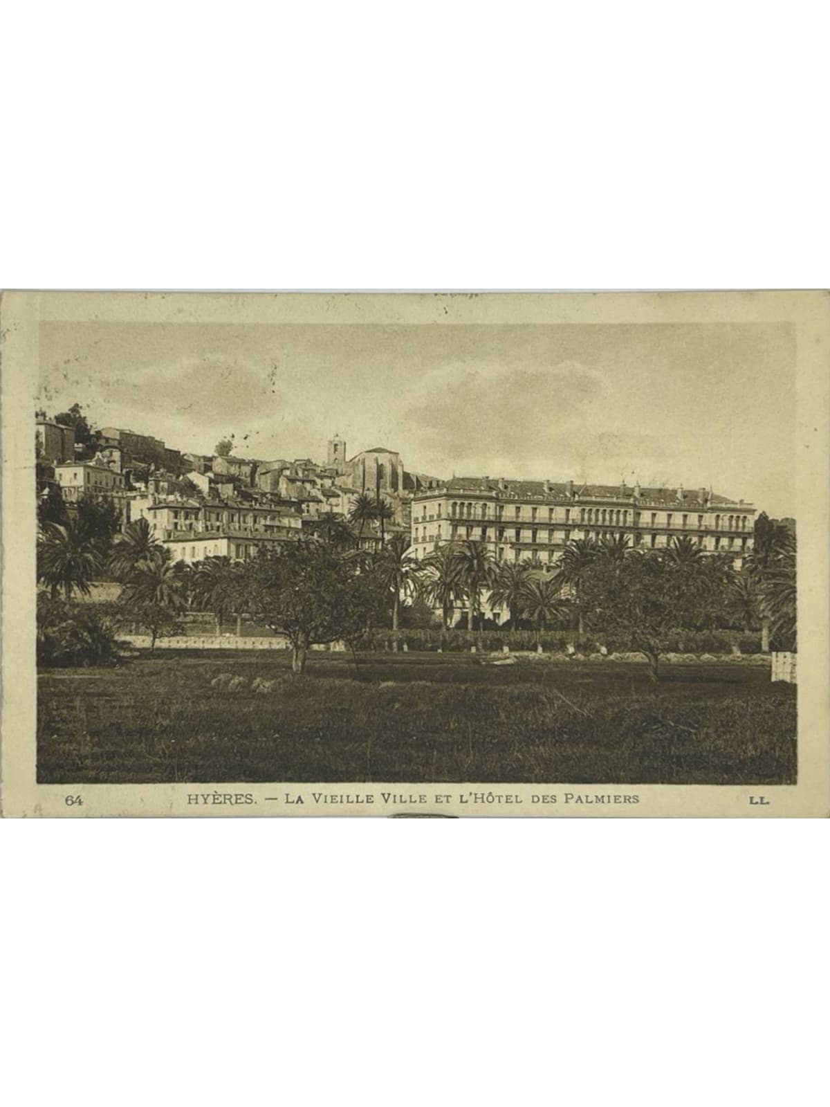 Recto de la carte postale