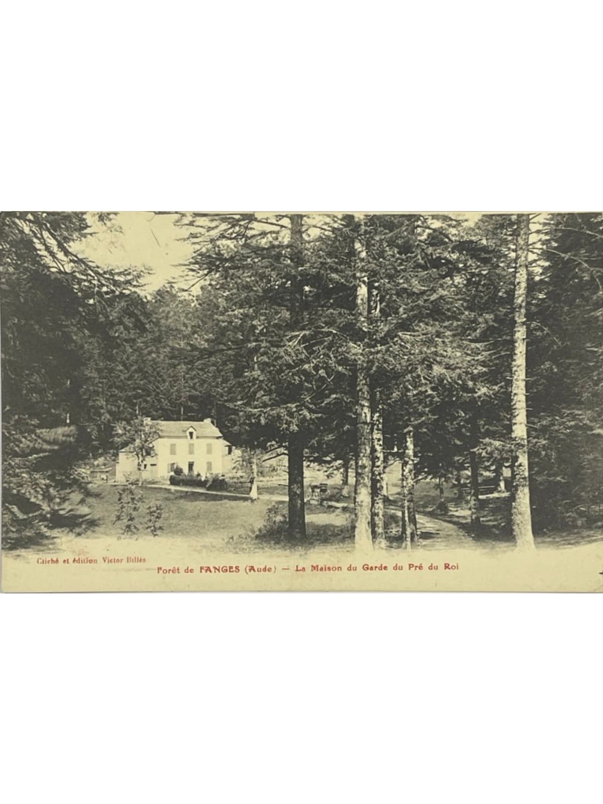 Recto de la carte postale
