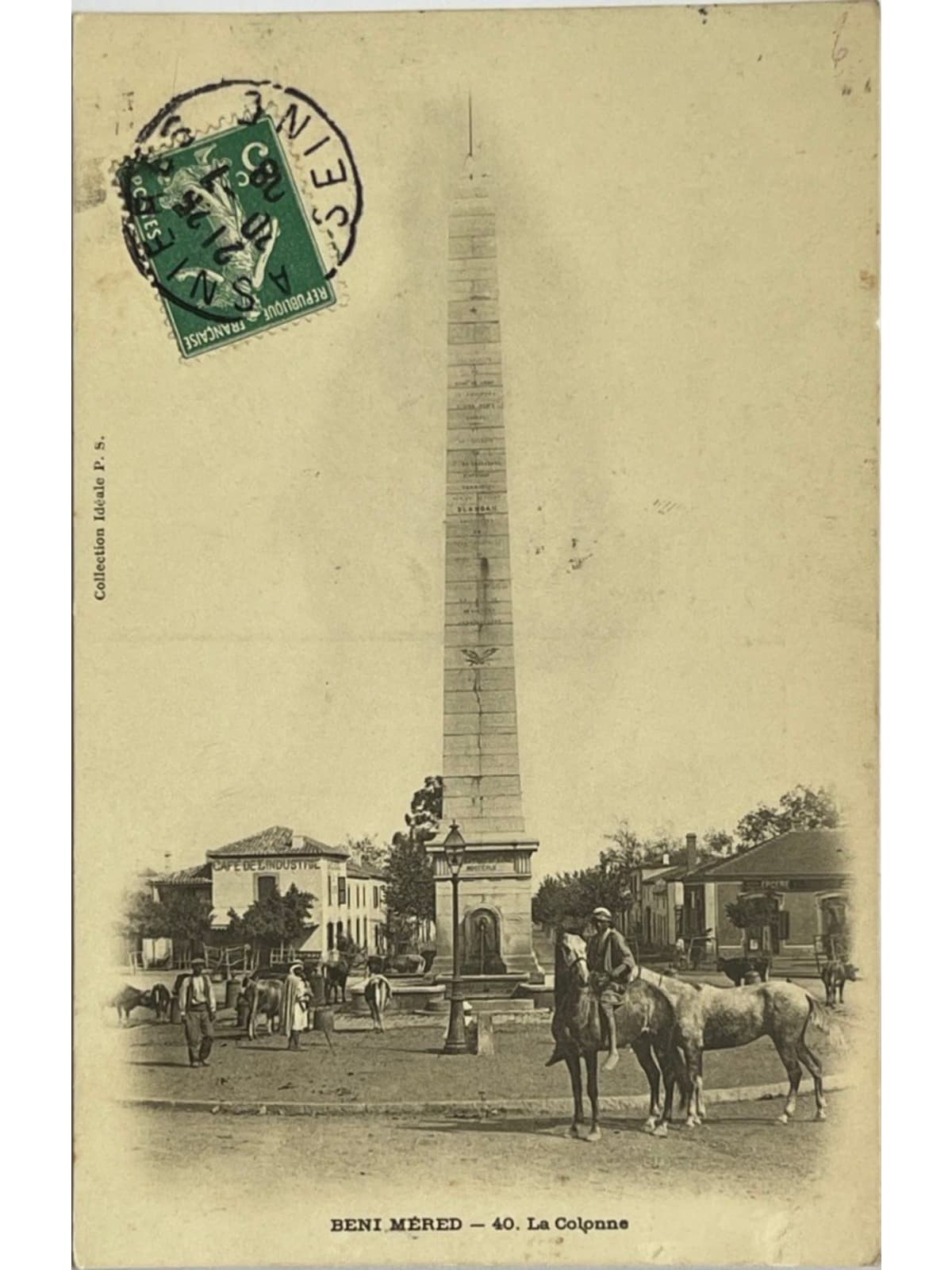 Recto de la carte postale