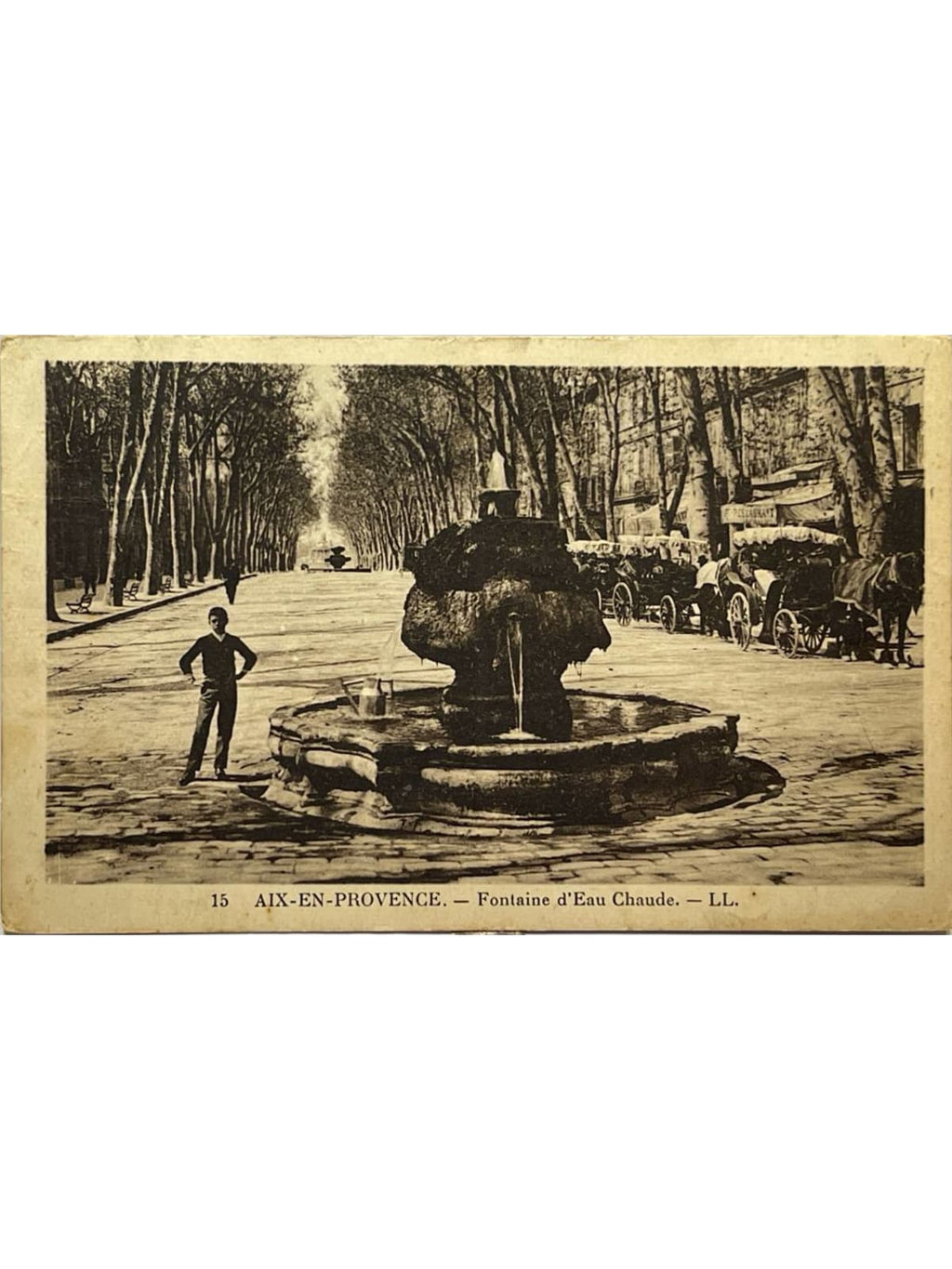 Recto de la carte postale