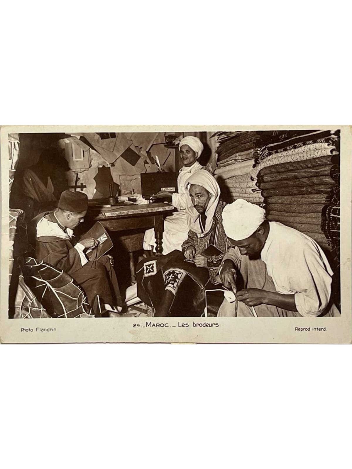 Recto de la carte postale