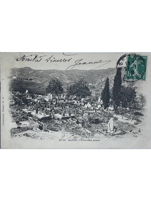 Recto de la carte postale