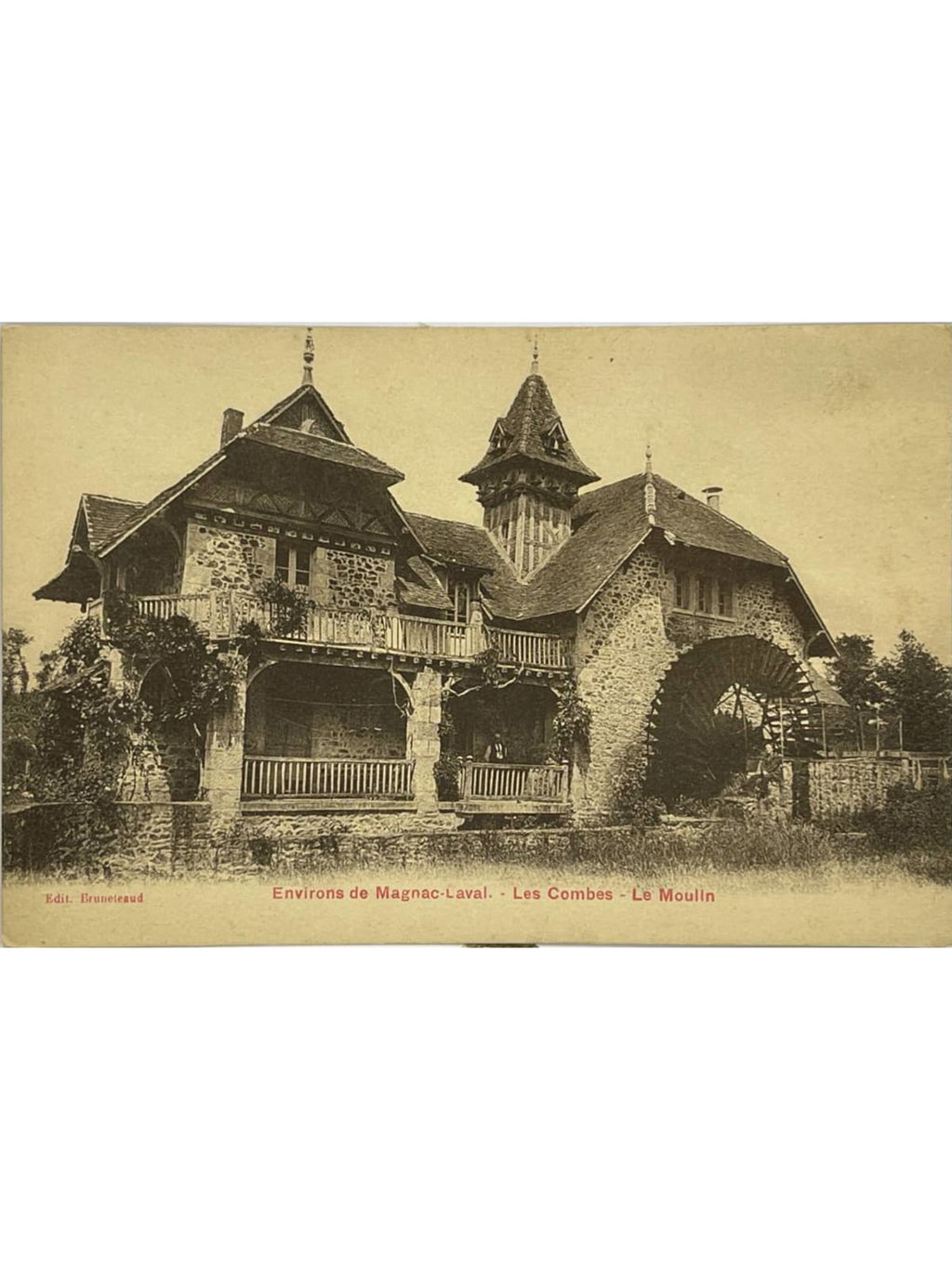 Recto de la carte postale