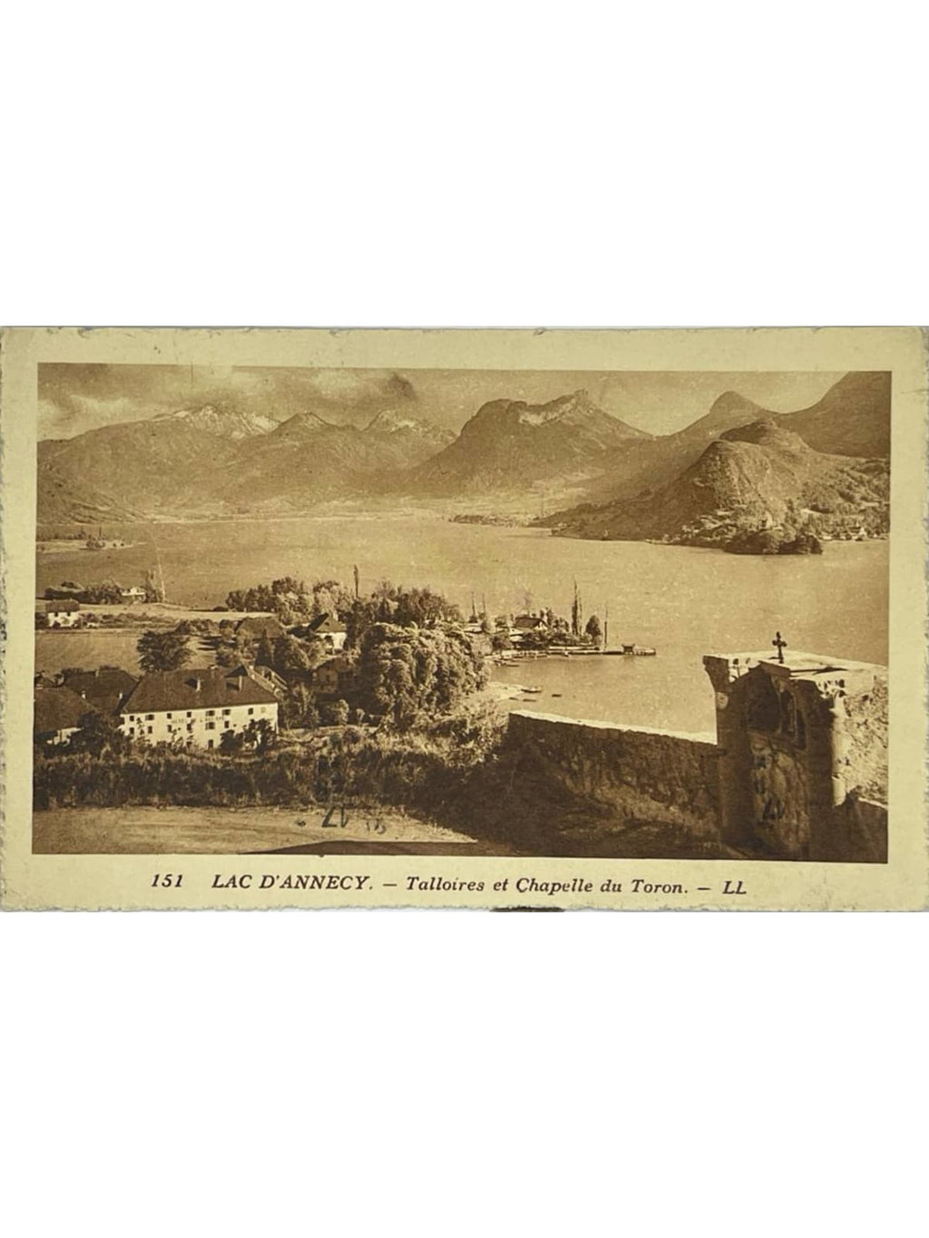 Recto de la carte postale