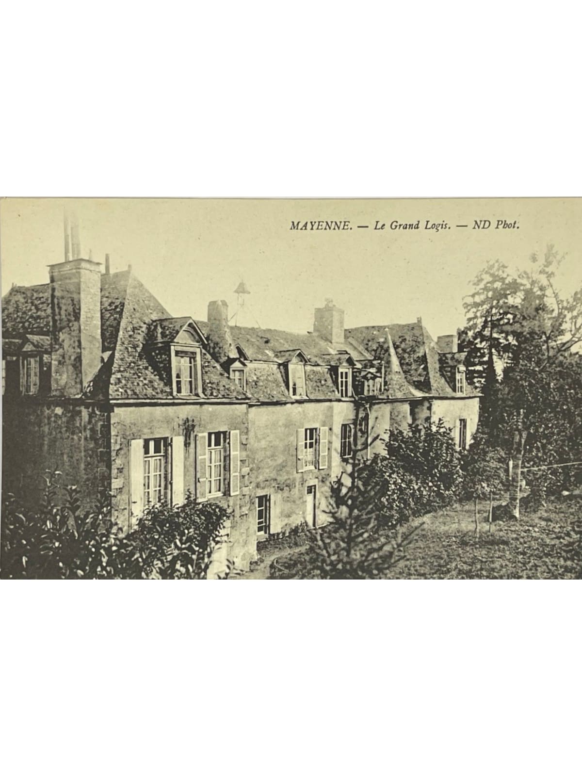 Recto de la carte postale
