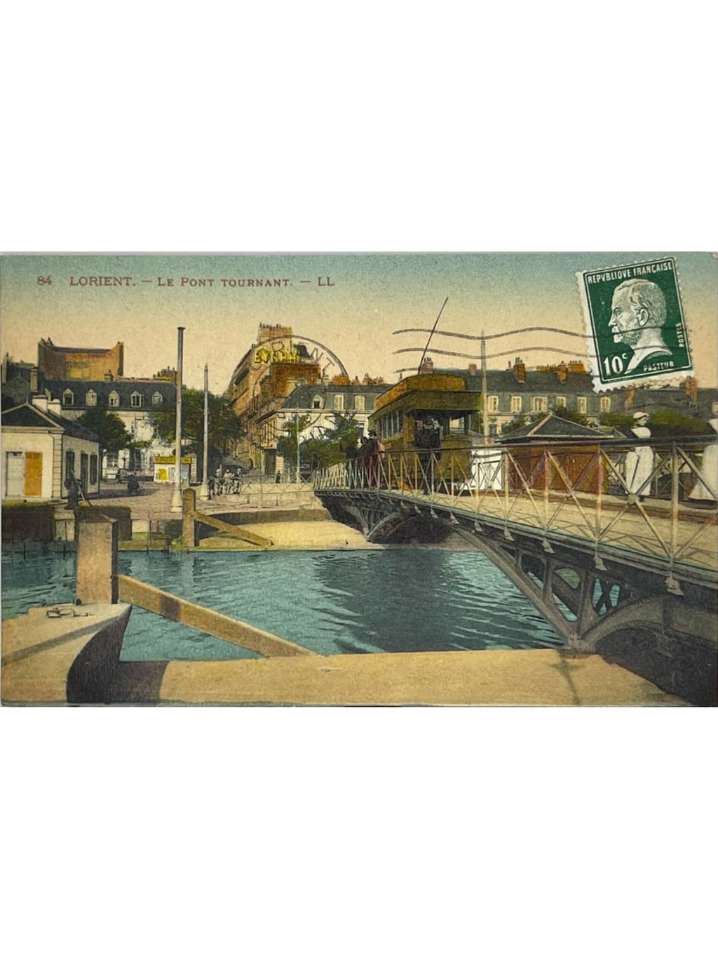 Recto de la carte postale
