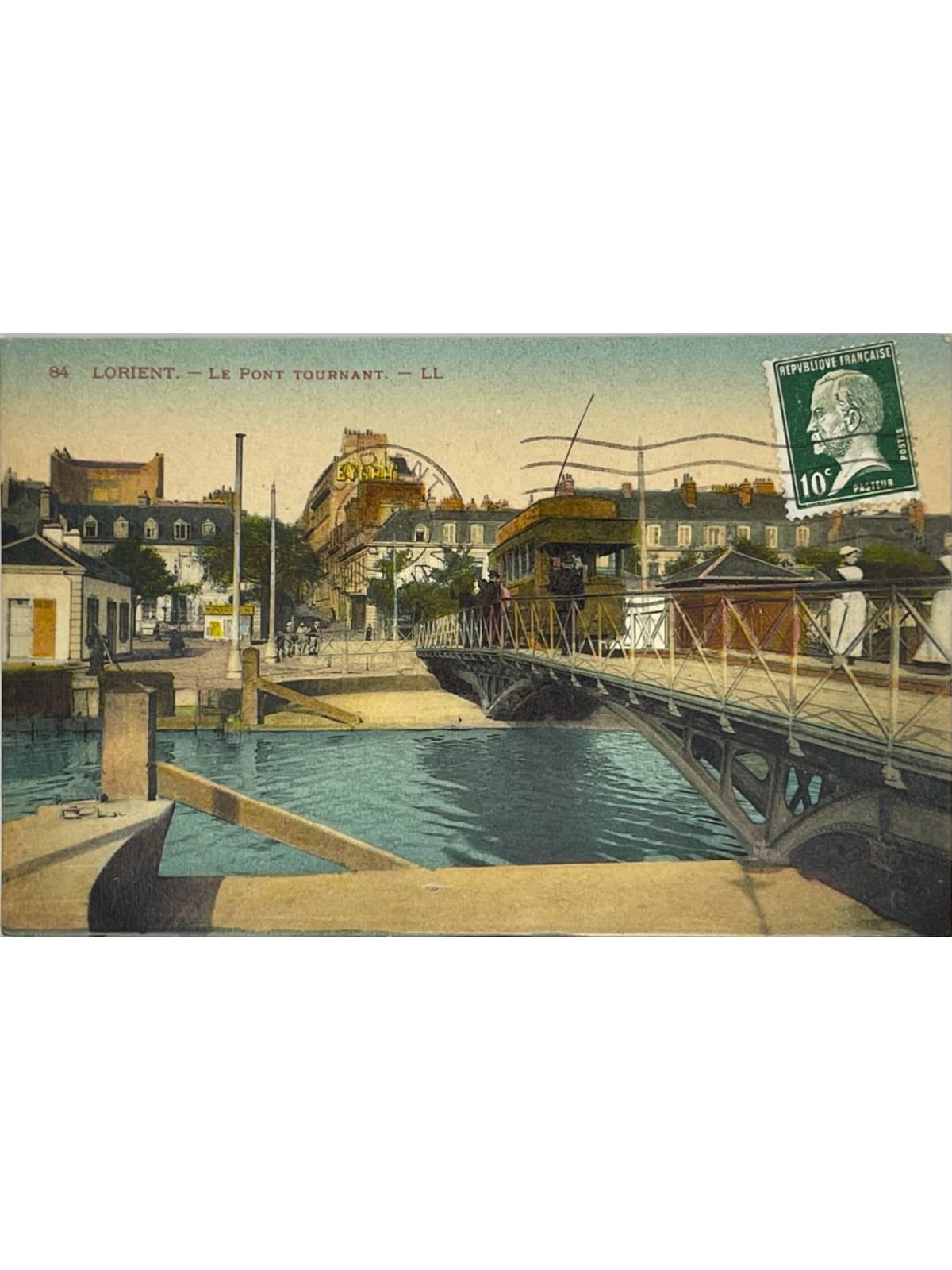 Recto de la carte postale