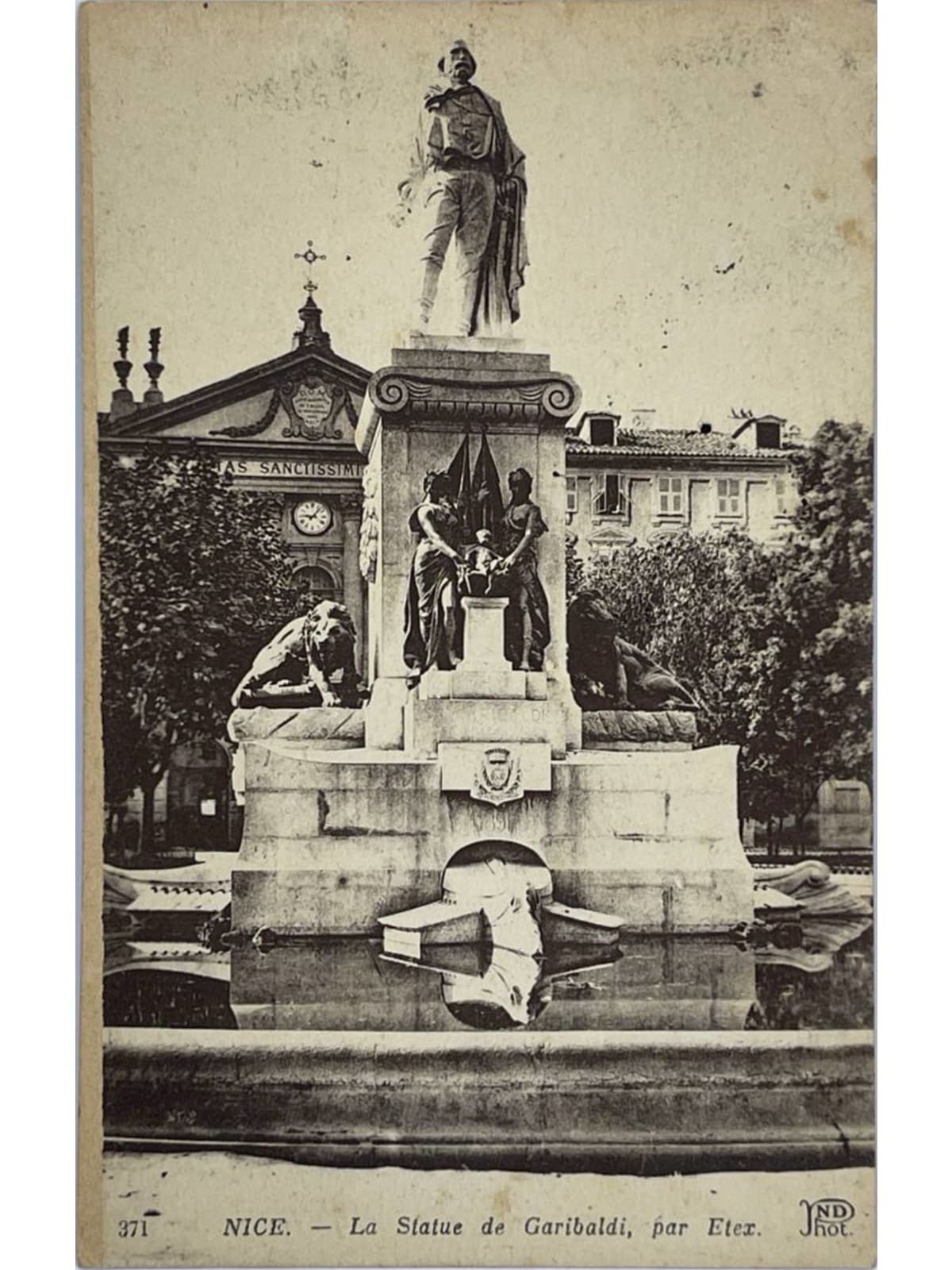 Recto de la carte postale