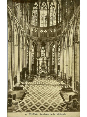 Tournai – Chœur de la cathédrale Notre-Dame – CPA n° 6