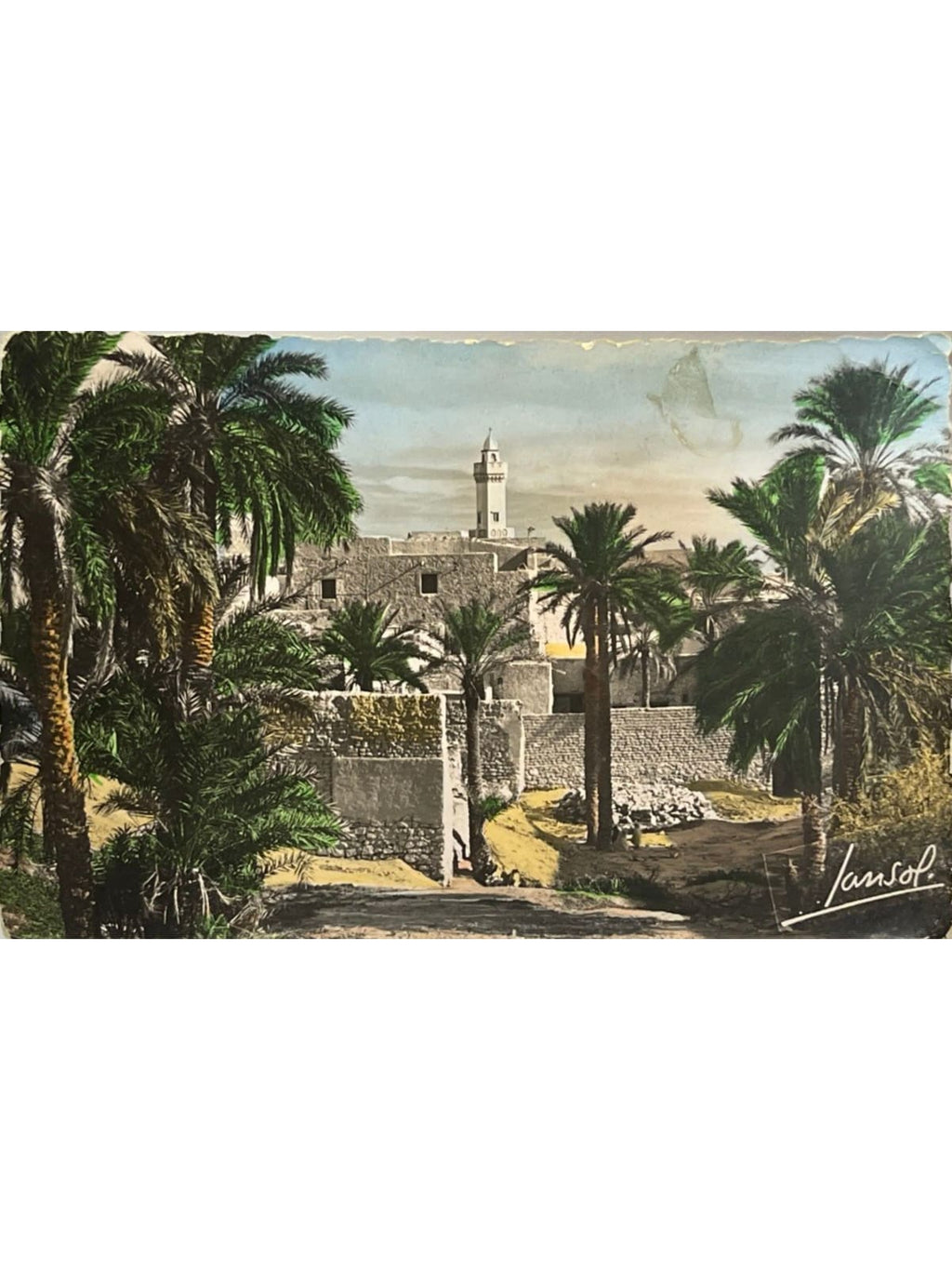 Recto de la carte postale