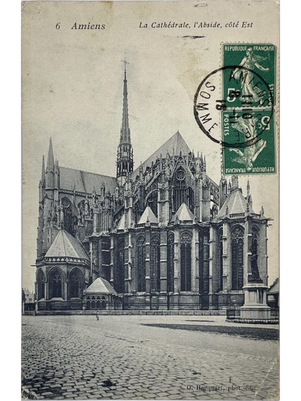 Recto de la carte postale