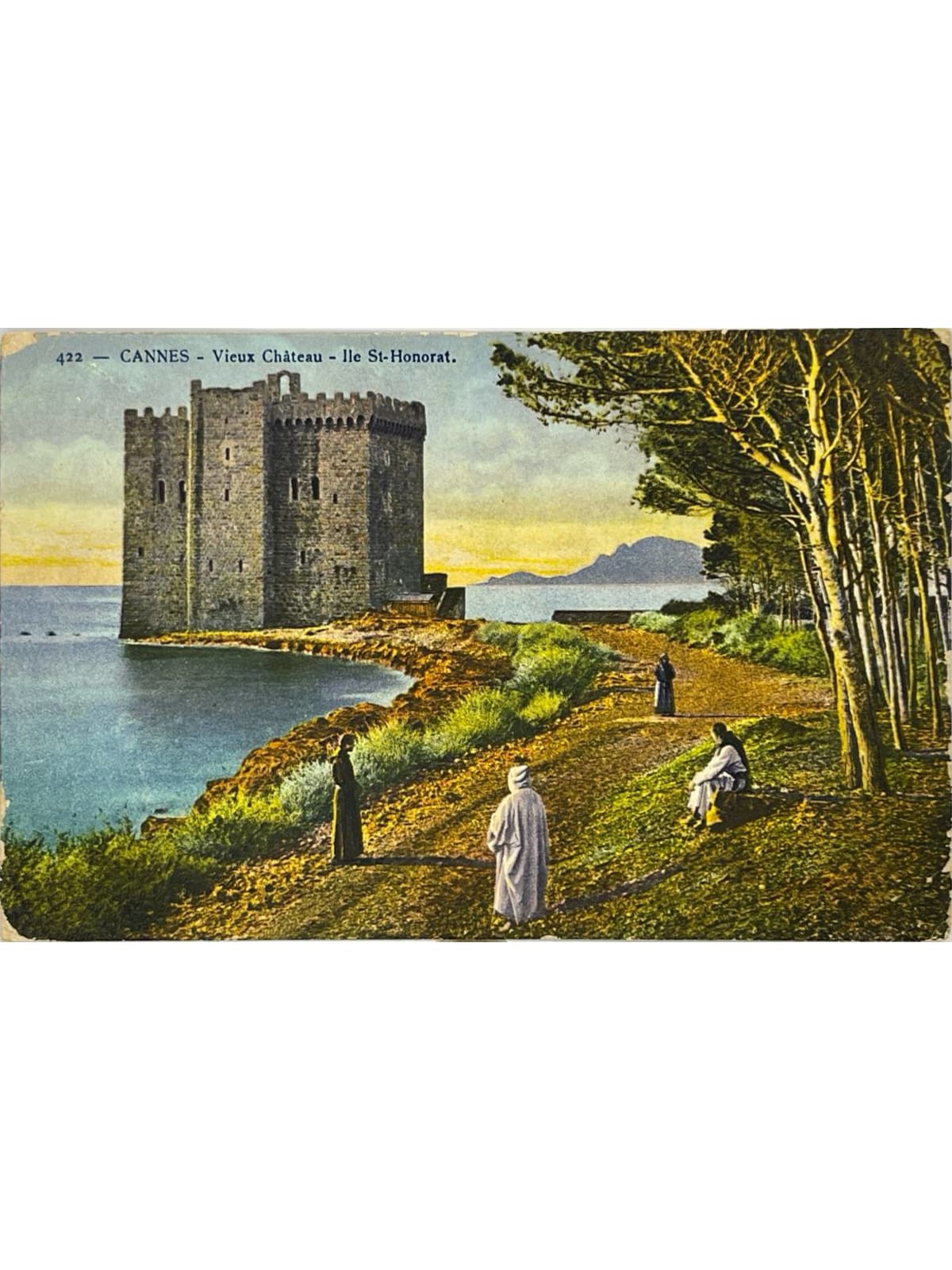 Recto de la carte postale