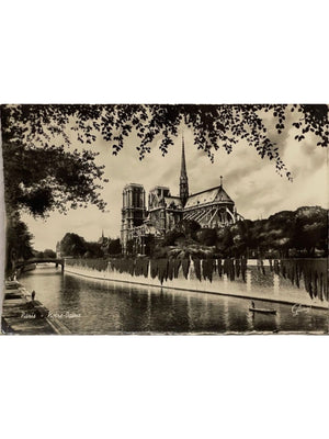 Paris – Cathédrale Notre-Dame vue de la Seine – CPSM Gaby n° 2503
