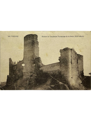 Vienne (Isère) – Ruines de la forteresse de la Bâtie – CPA n°419