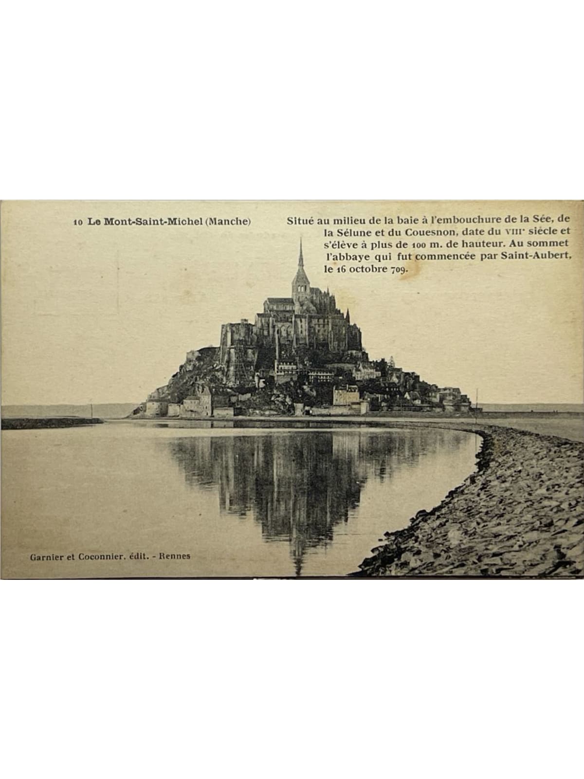 Recto de la carte postale