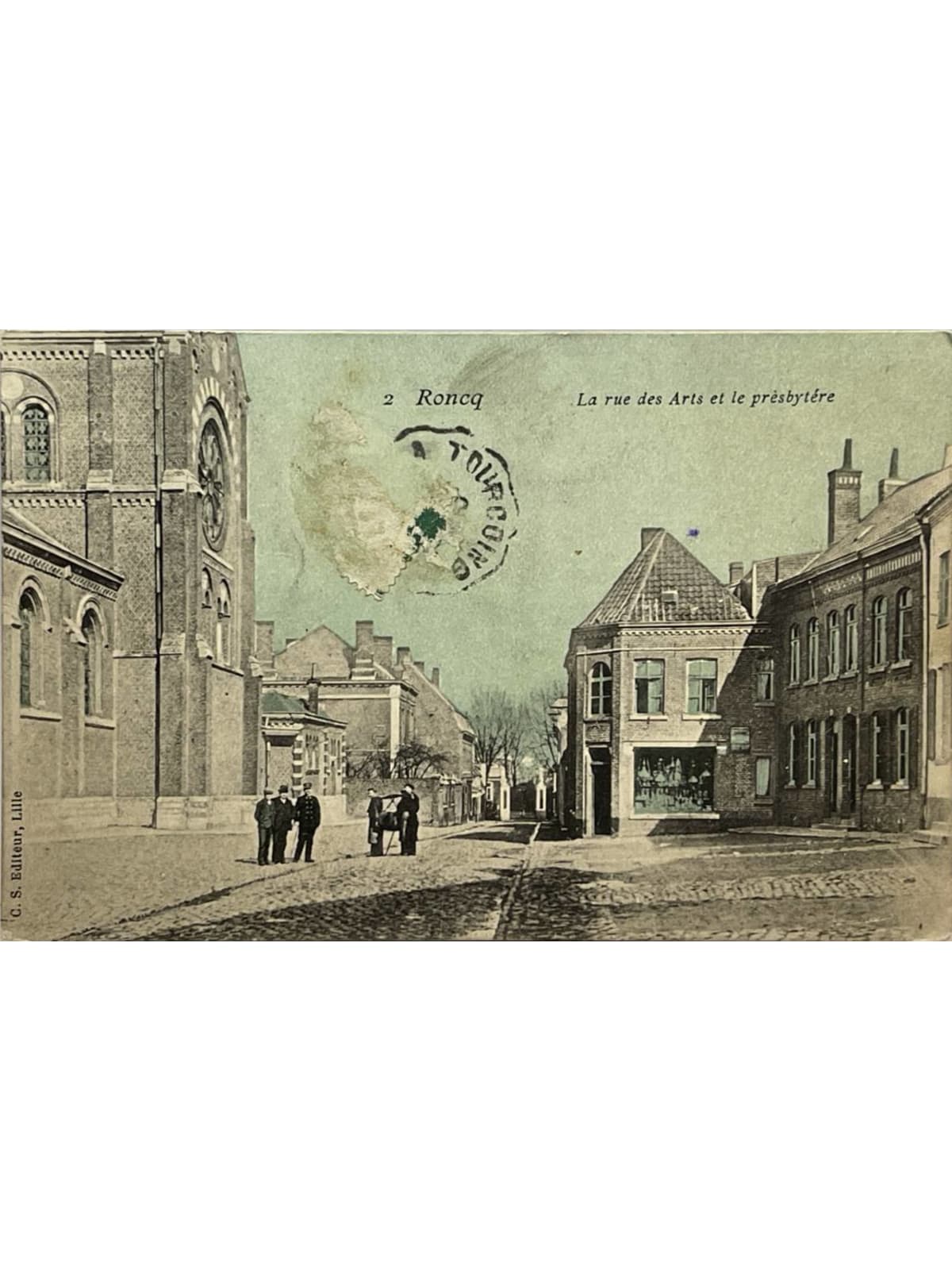 Recto de la carte postale