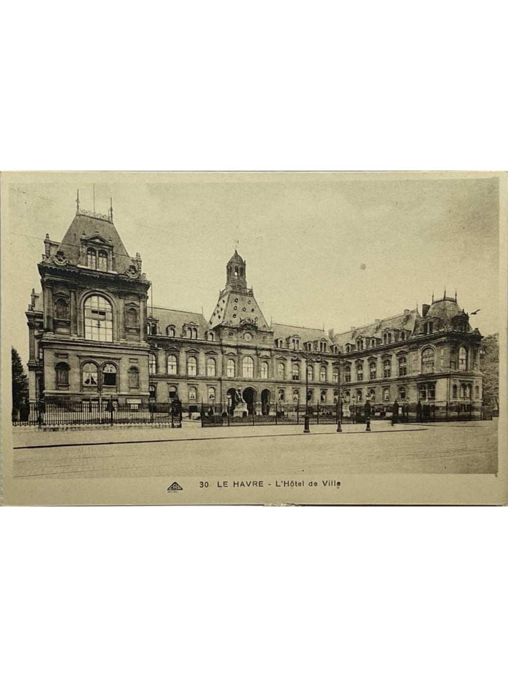 Recto de la carte postale