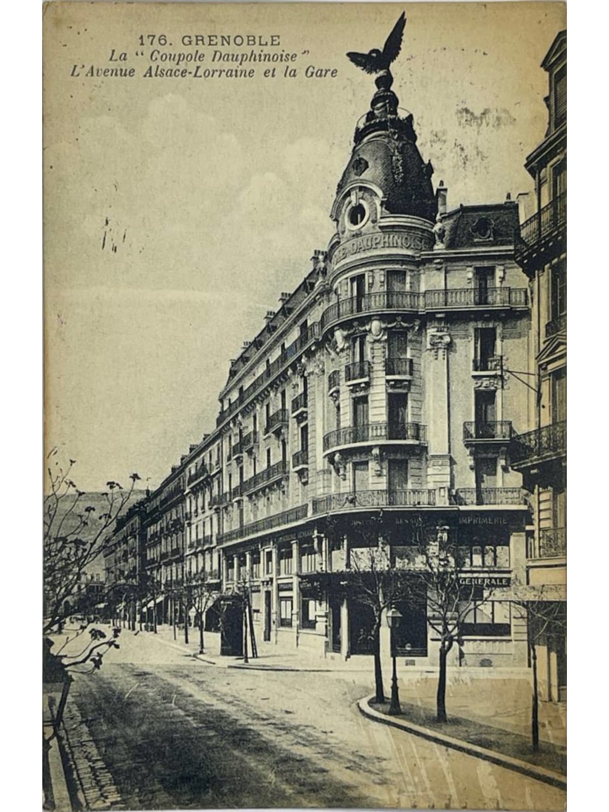 Recto de la carte postale