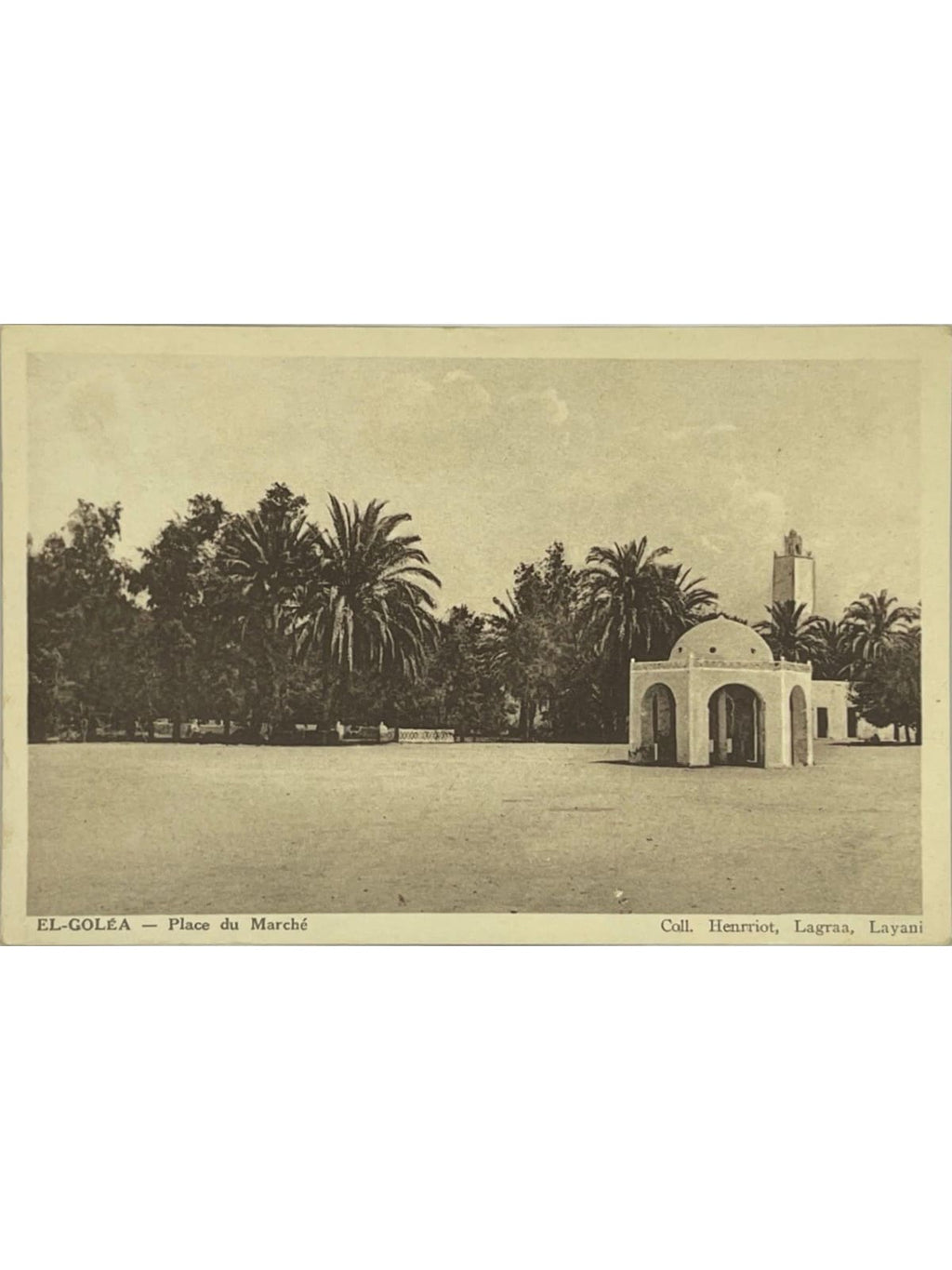 Recto de la carte postale
