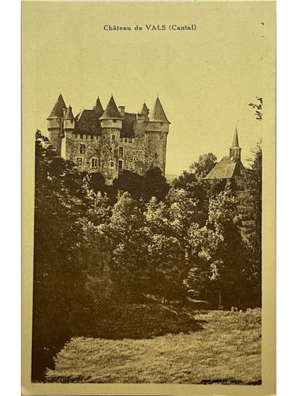 Recto de la carte postale
