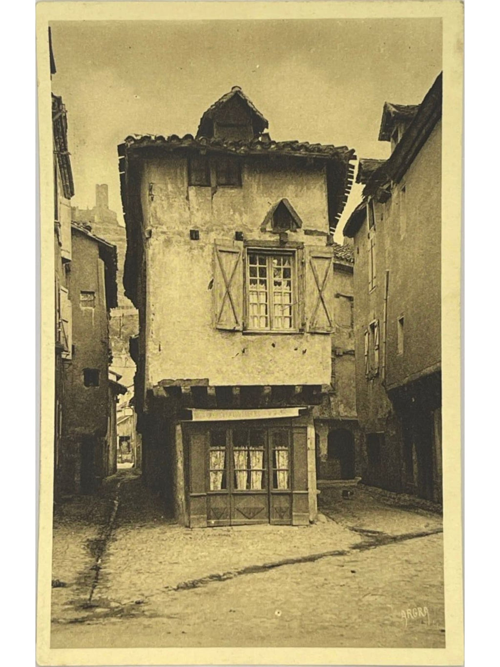 Recto de la carte postale