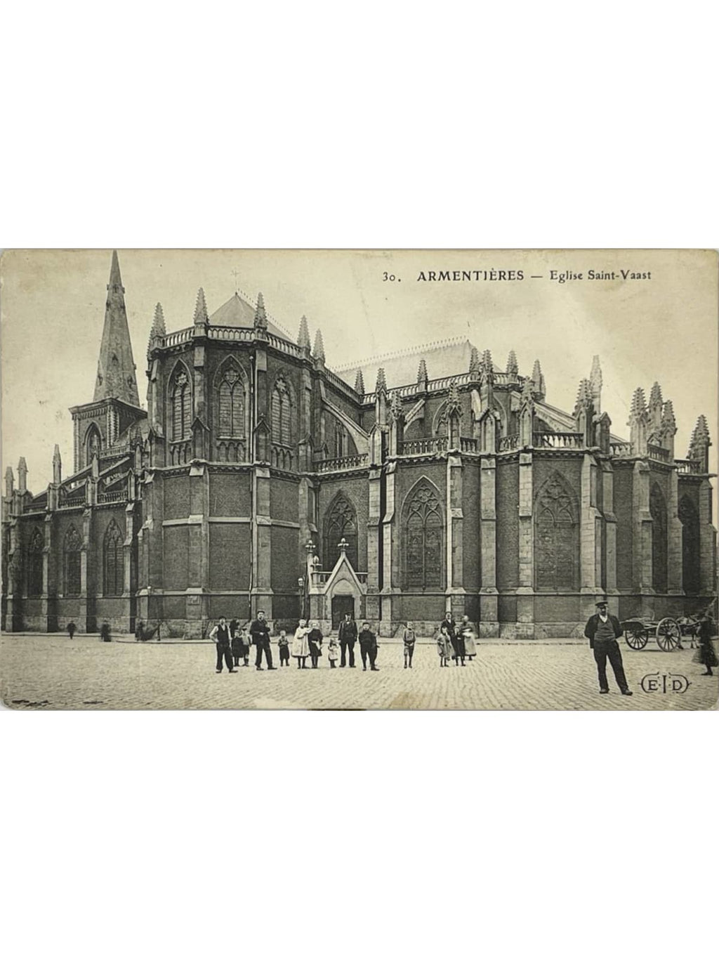 Recto de la carte postale