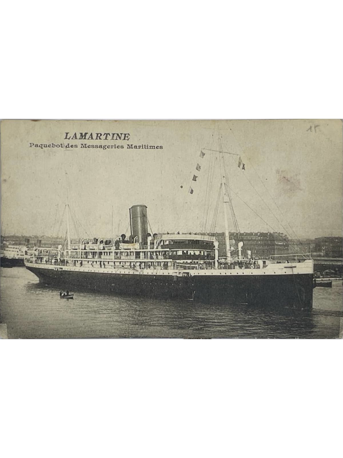 Recto de la carte postale