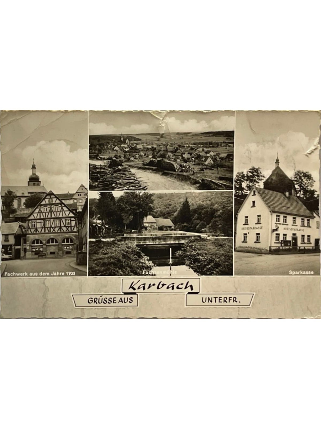 Recto de la carte postale