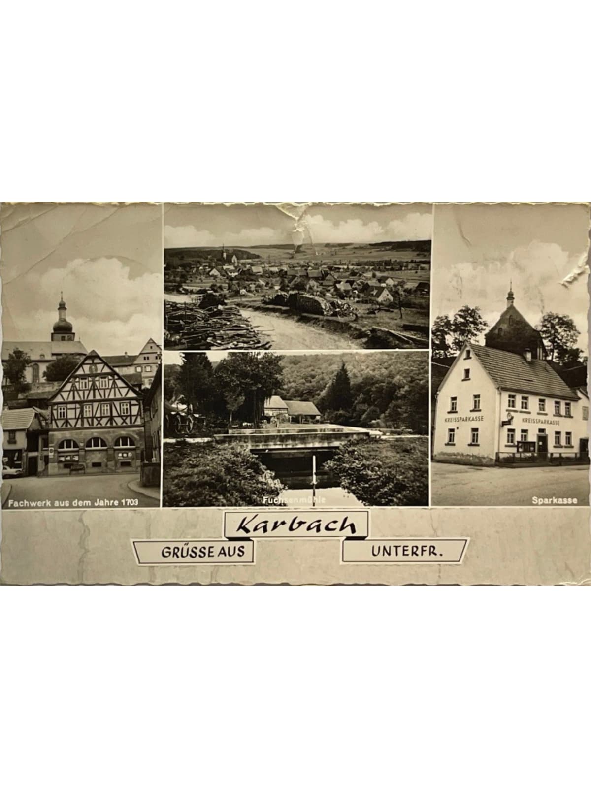 Recto de la carte postale