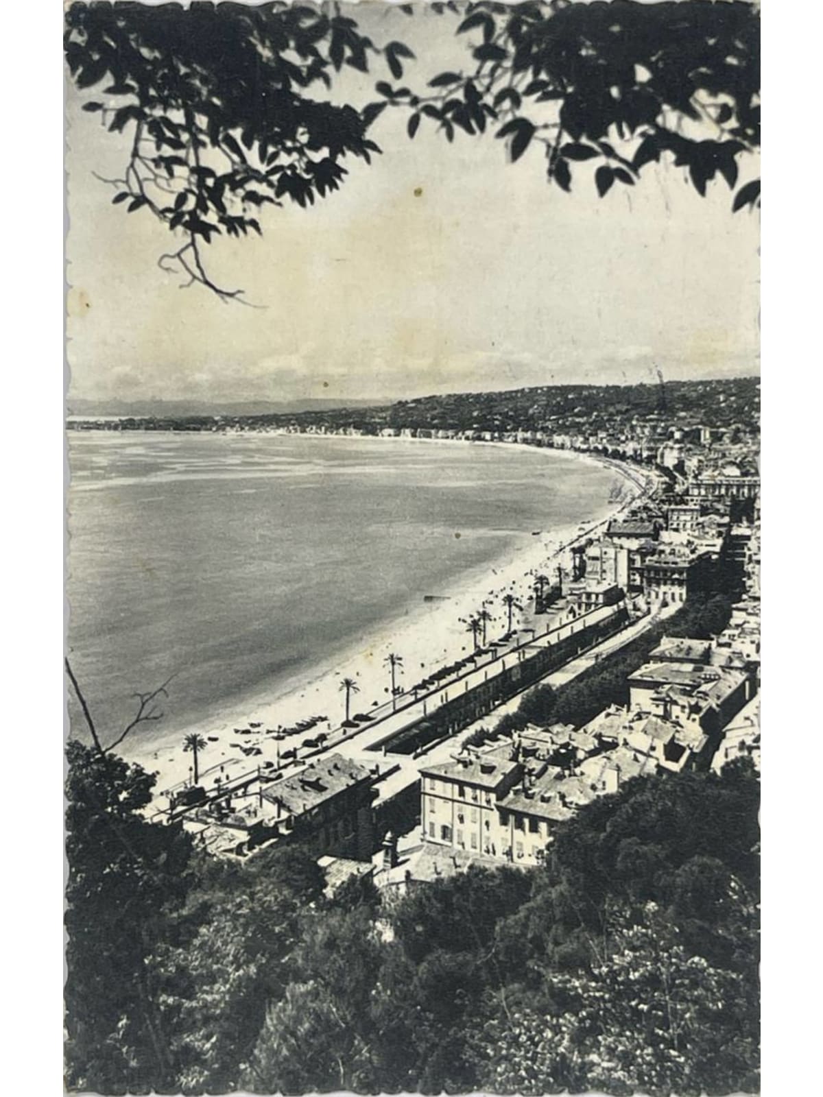 Recto de la carte postale