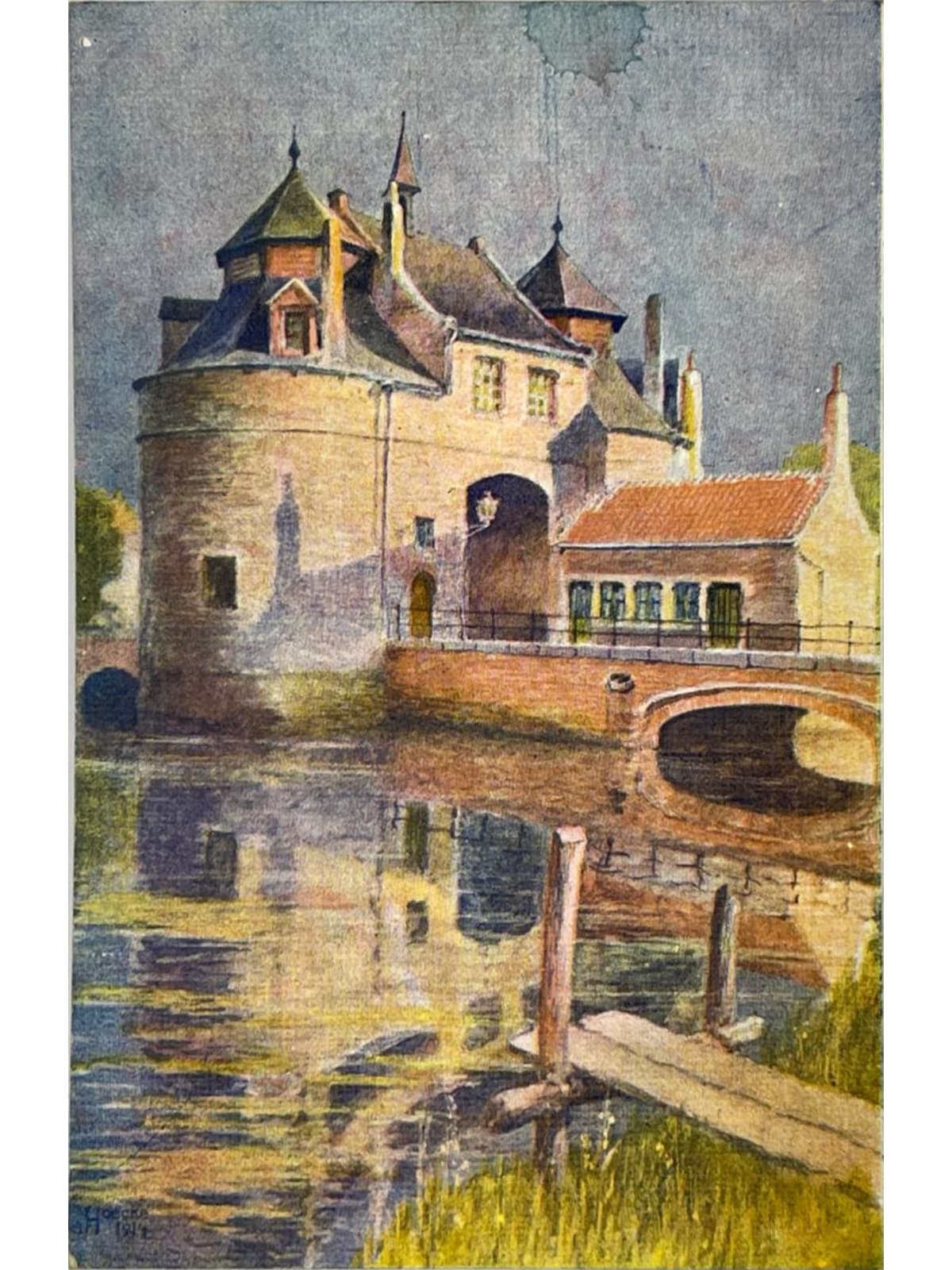 Recto de la carte postale