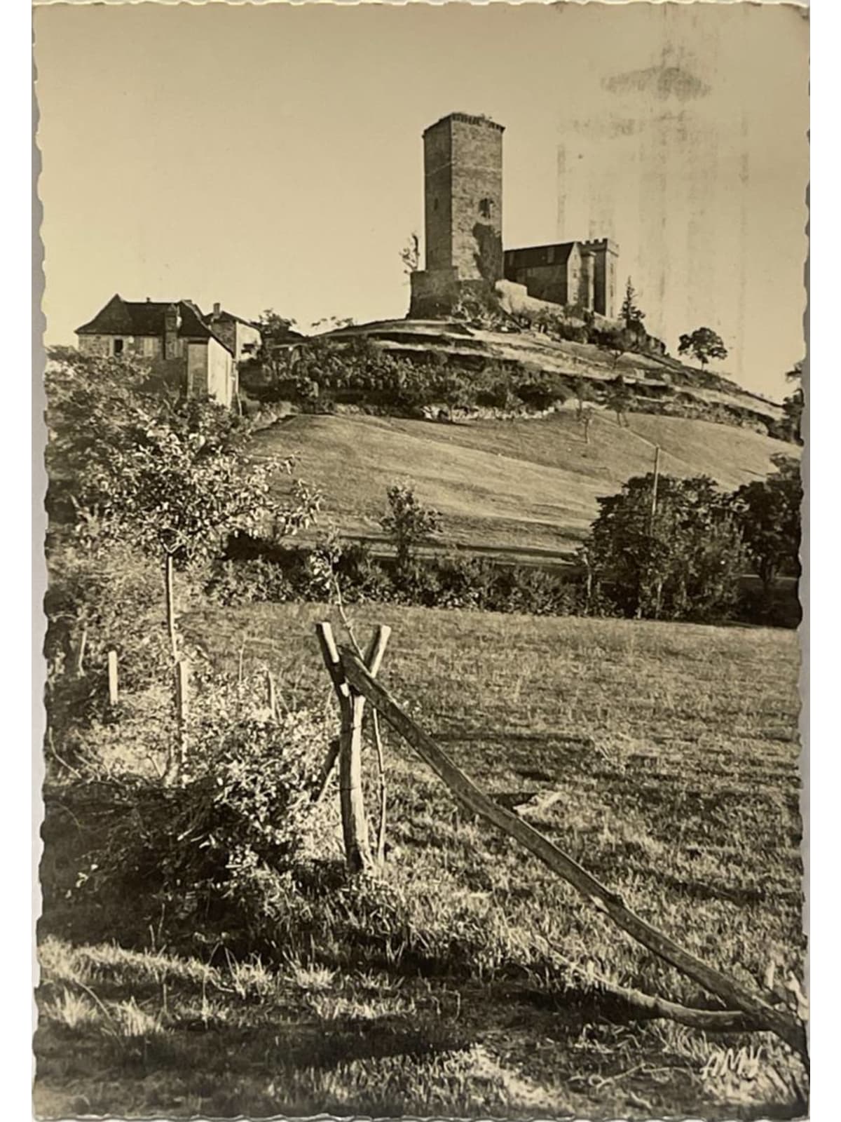 Recto de la carte postale