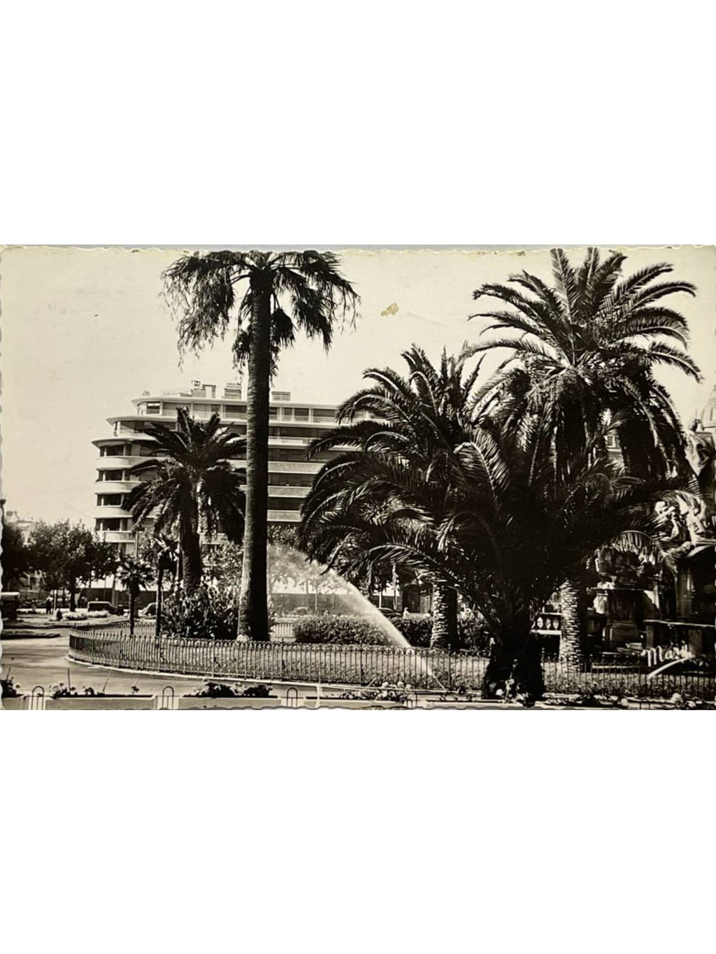 Recto de la carte postale