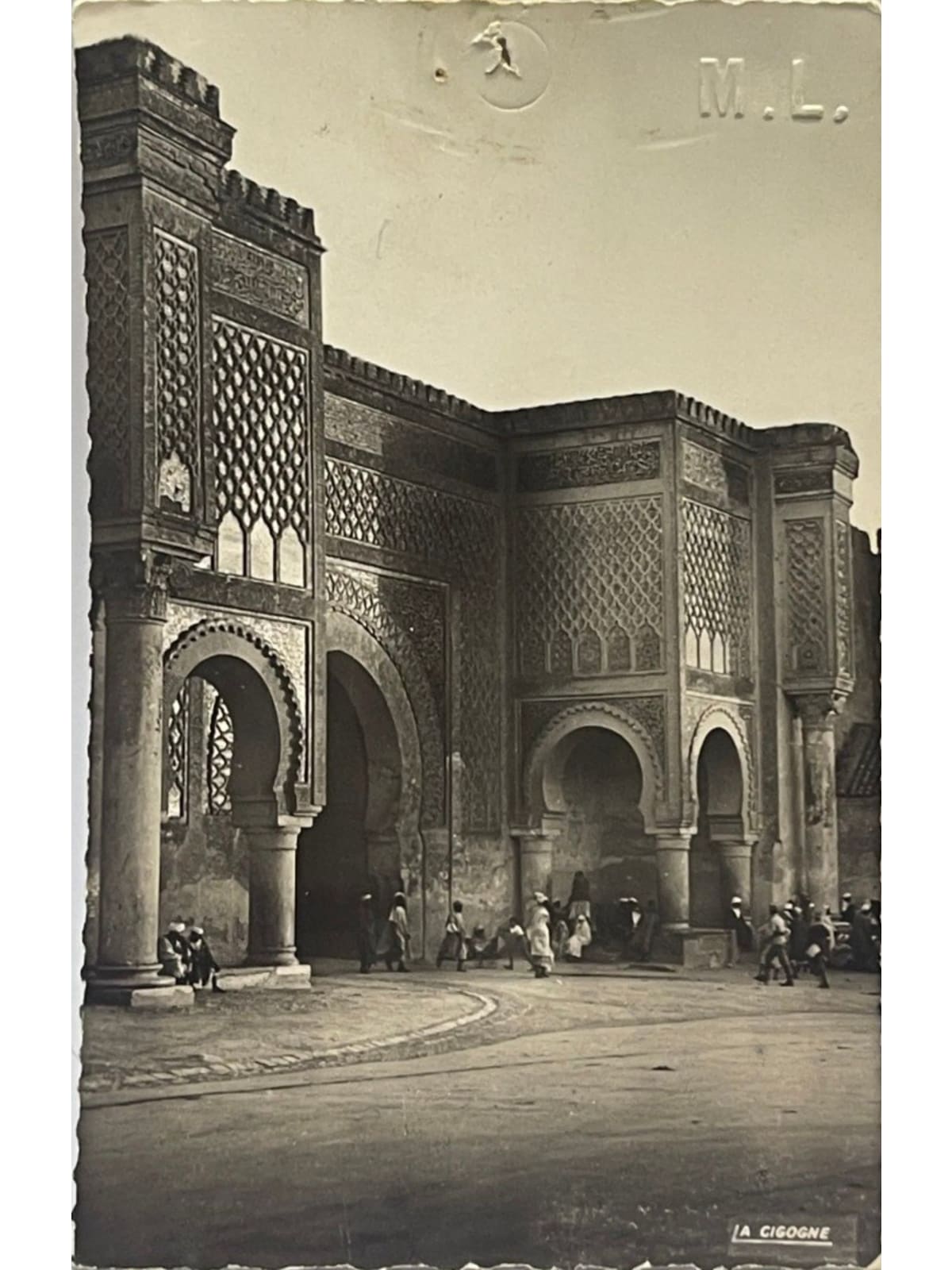 Recto de la carte postale