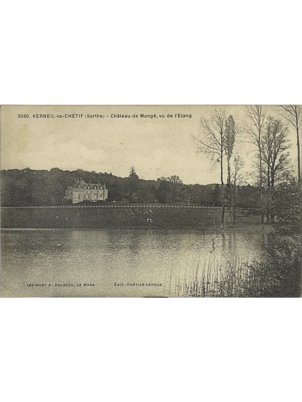 Recto de la carte postale