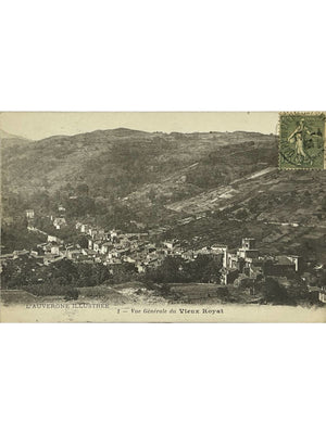 Royat (Puy-de-Dôme) – Vue générale du Vieux Royat – CPA