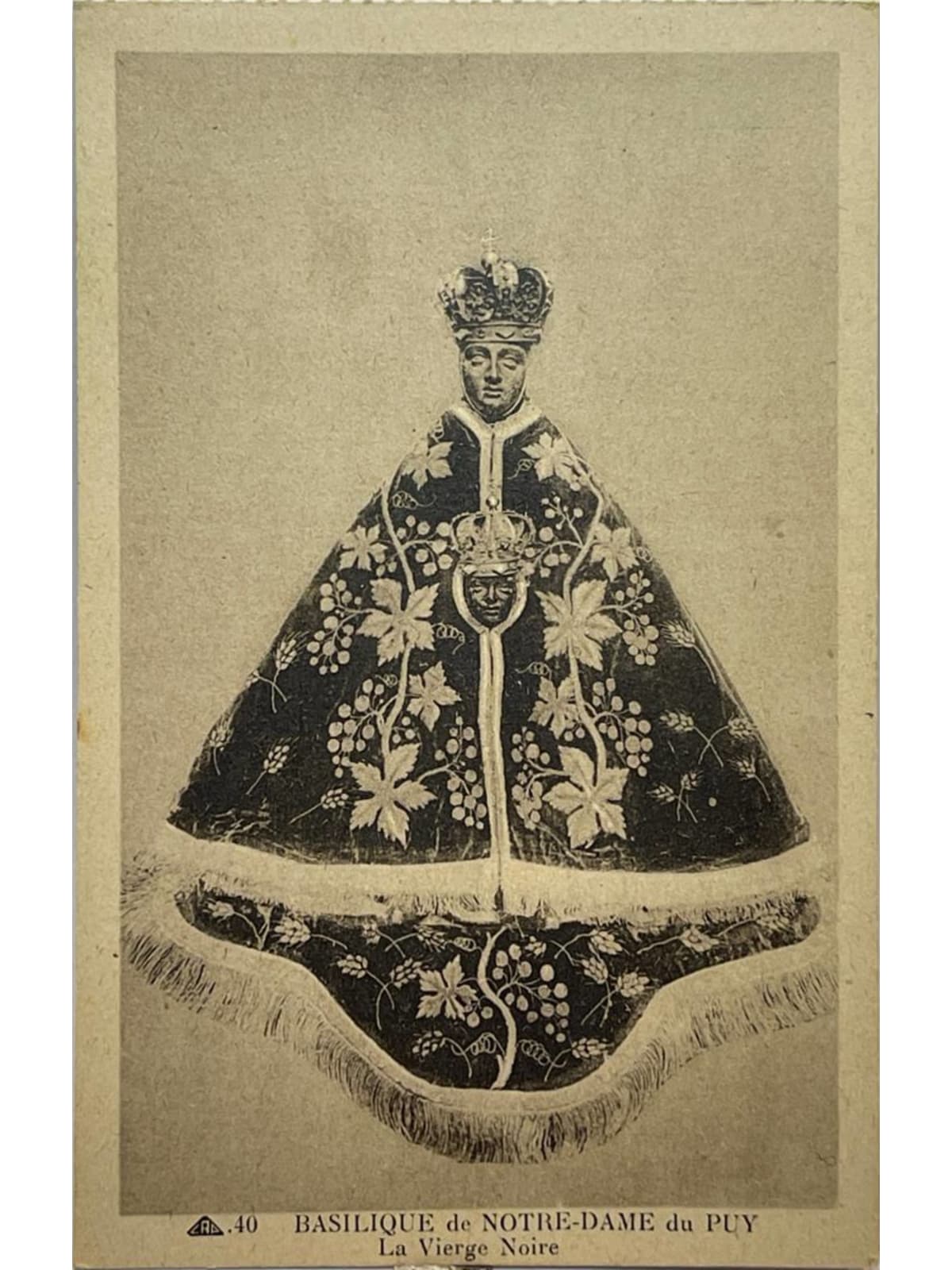 Recto de la carte postale