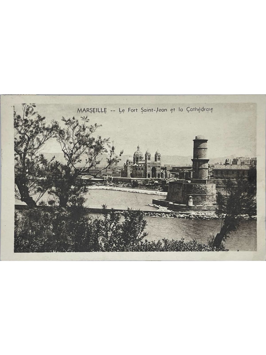 Recto de la carte postale