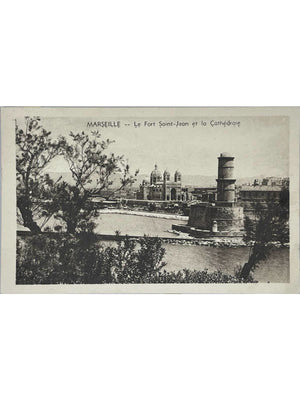 Marseille – Fort Saint-Jean et cathédrale de la Major – CPA ancienne