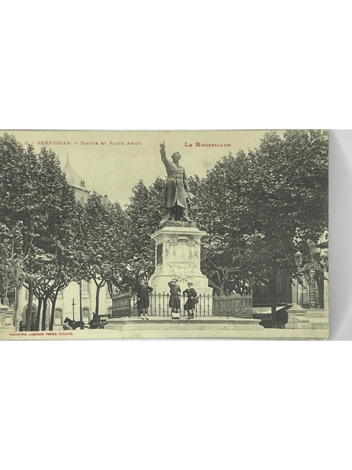Recto de la carte postale