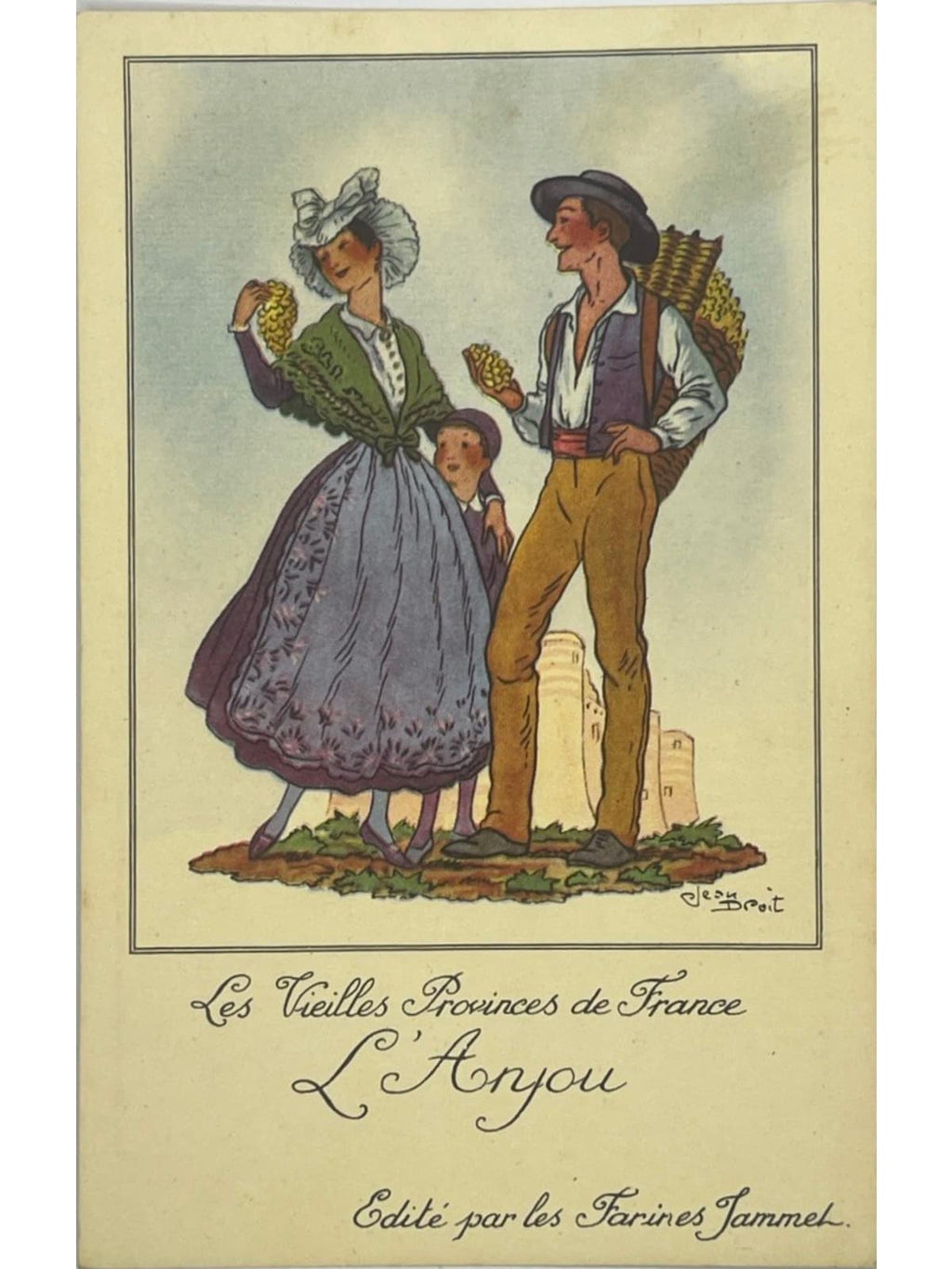 Recto de la carte postale