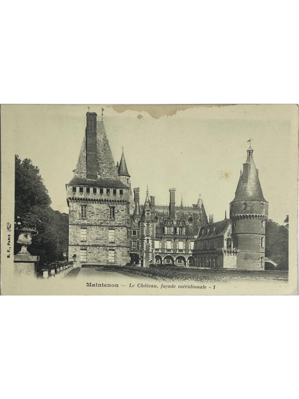 Recto de la carte postale