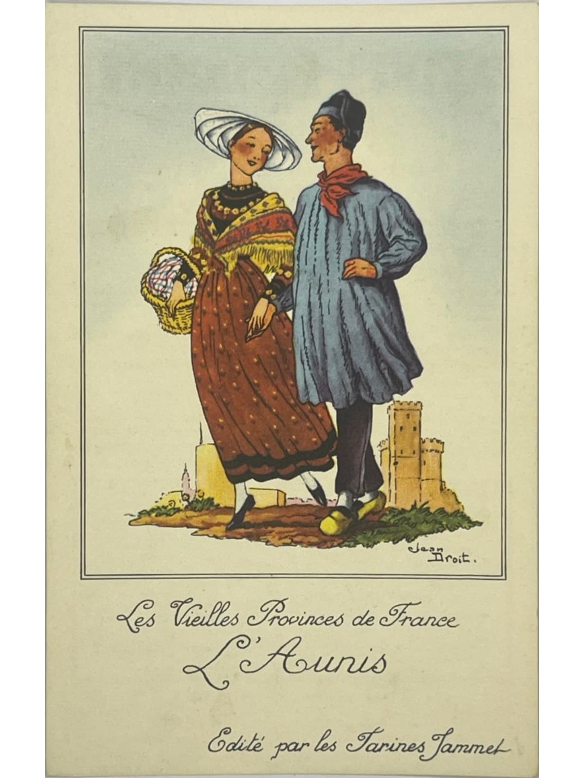 Recto de la carte postale