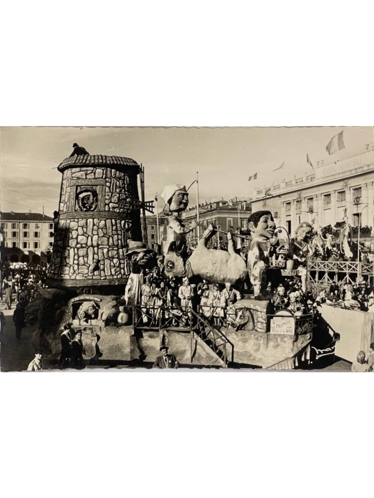 Recto de la carte postale