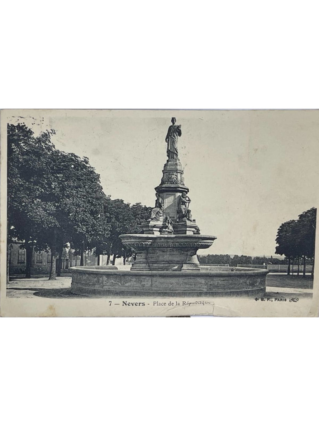 Recto de la carte postale