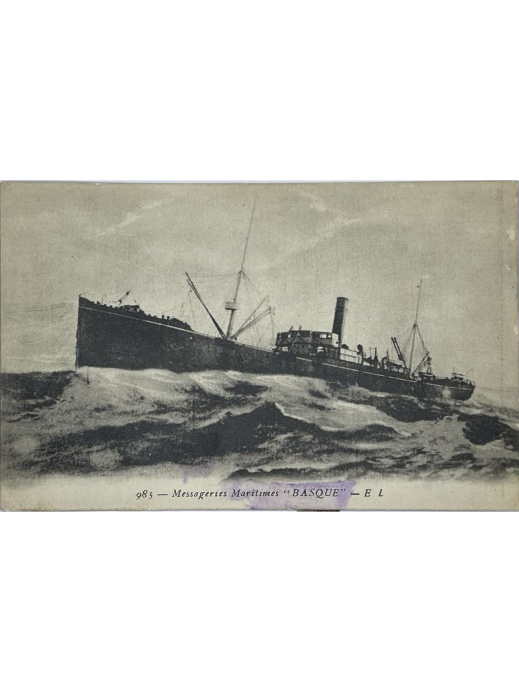 Recto de la carte postale